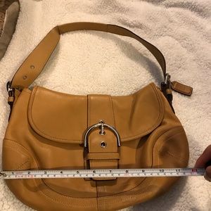 AUTHENTIC Camel Leather Coach Bag